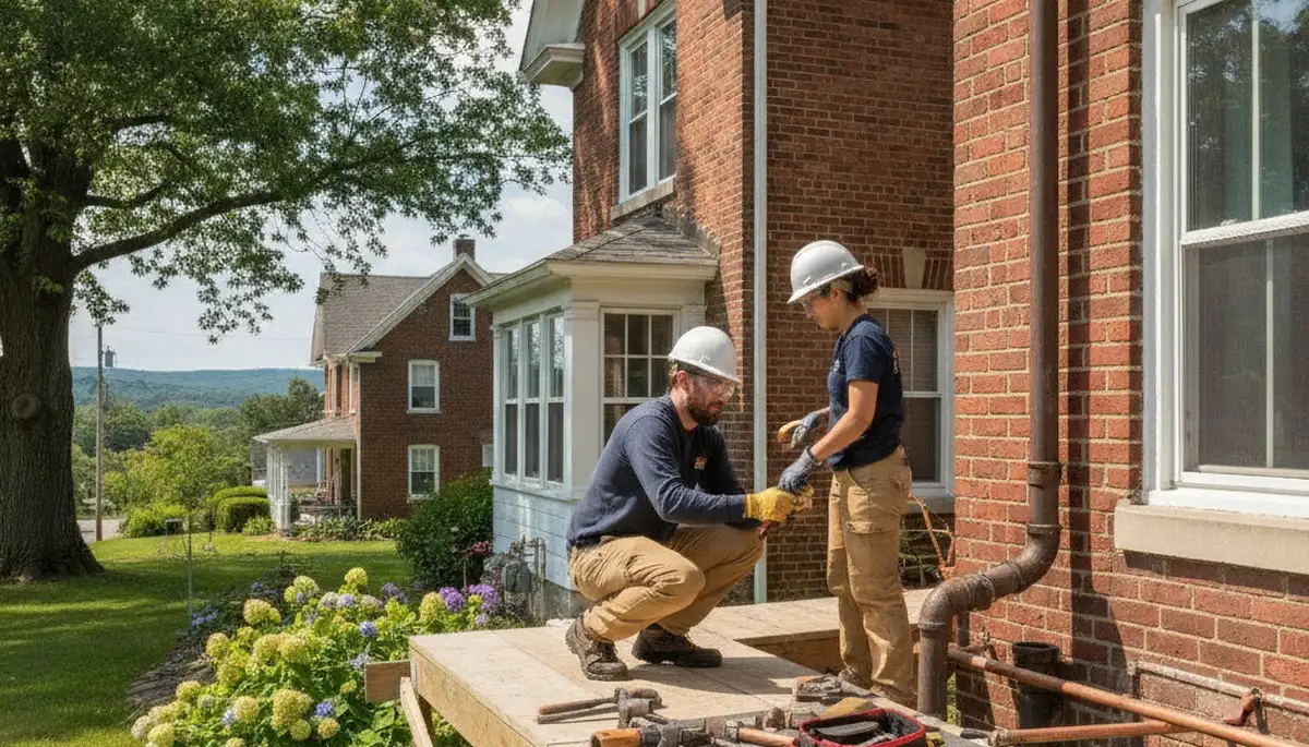 Plumbing repair service truck in Harrisburg, PA for residential and commercial plumbing fixes