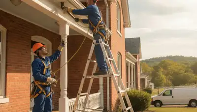 Plumber repairing a pipe in Harrisburg, PA for plumbing repair service