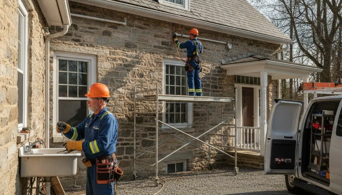 Plumbing repair service in Harrisburg, PA for residential and commercial plumbing issues