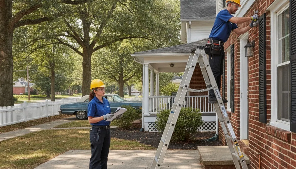 Plumber repairing pipes in Harrisburg, PA for residential plumbing service