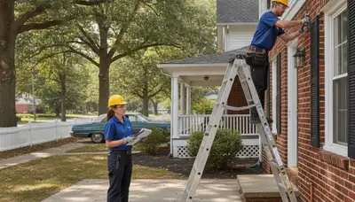 Plumber repairing pipes in Harrisburg, PA for residential plumbing service
