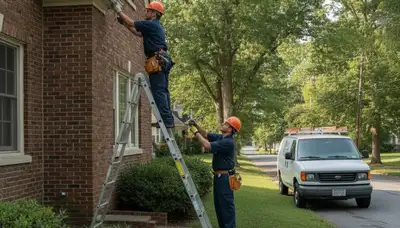Professional plumber repairing a pipe in Harrisburg, PA for plumbing repair service