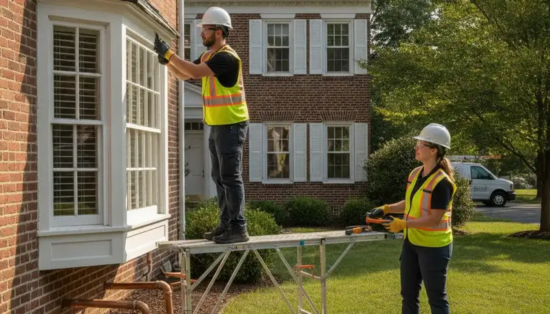 Plumber repairing pipes in Harrisburg, PA for reliable plumbing repair service
