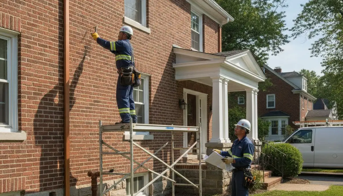 Plumber repairing a leak in Harrisburg, PA for residential plumbing service