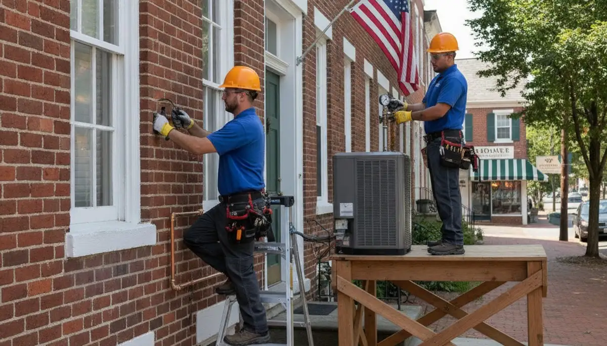 Plumber repairing pipes in Harrisburg, PA for trusted plumbing repair service
