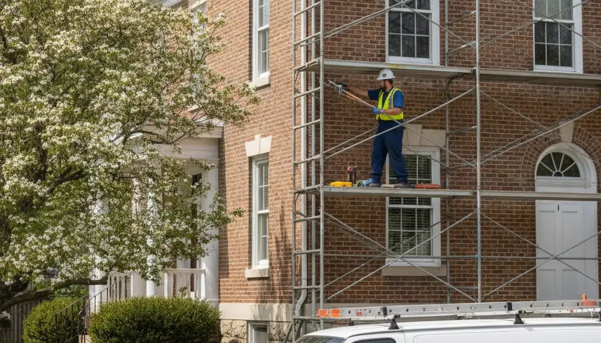 Plumber repairing a pipe in Harrisburg, PA for plumbing repair service