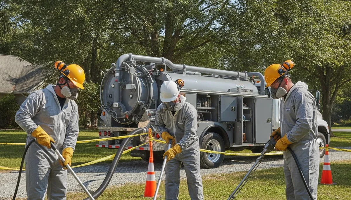 Septic tank cleaning service for Harrisburg, PA homes to prevent backups and keep plumbing flowing smoothly