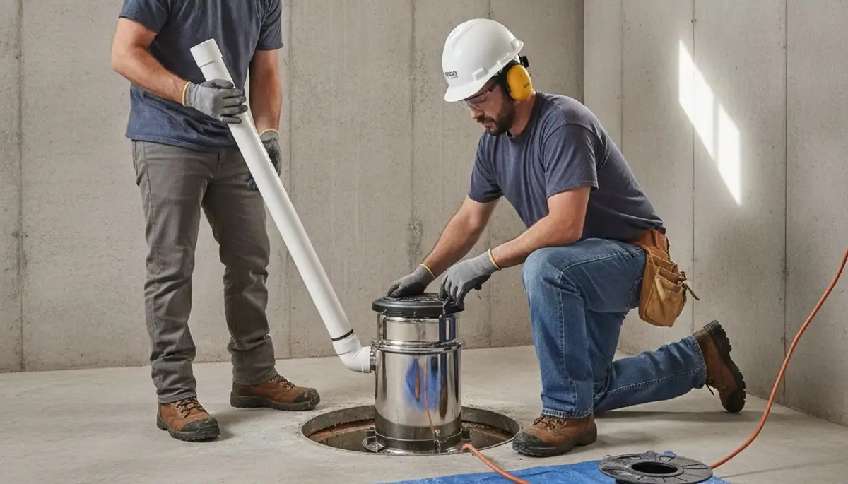 Sump pump installation for Harrisburg, PA homes by On Call Plumbers